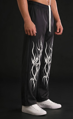Black baggy streetwear trousers, Urban Edge style - Elitewear X