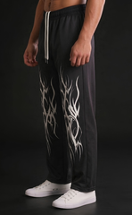 Black baggy streetwear trousers, Urban Edge style - Elitewear X