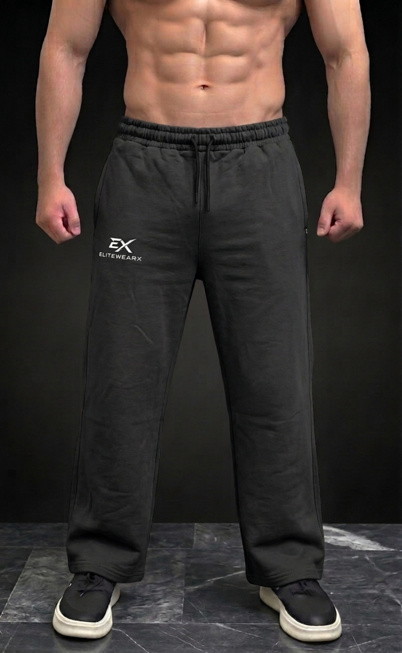 Black plain baggy trousers - Elitewear X