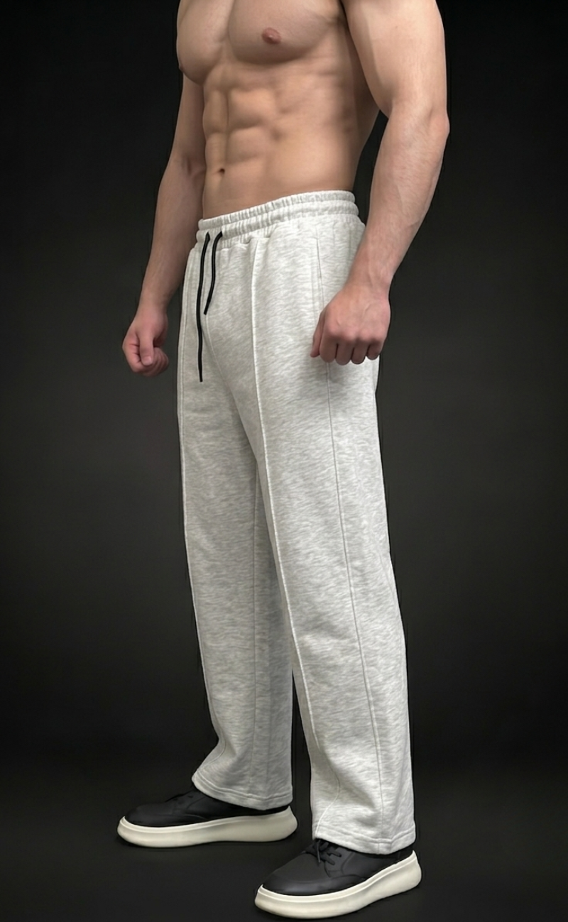 Grey essential baggy trousers for men - Elitewear X