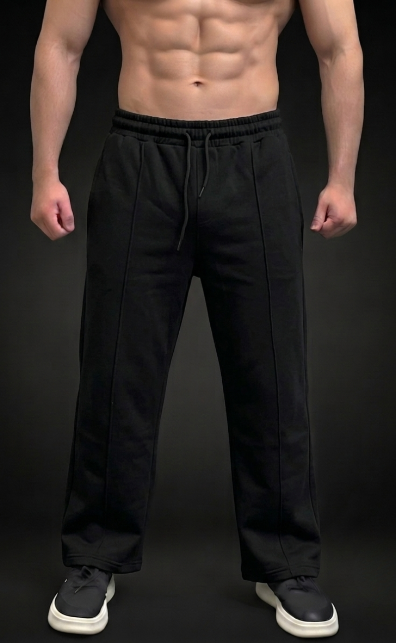 Black essential baggy trousers for men - Elitewear X