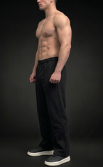 Black essential baggy trousers for men - Elitewear X