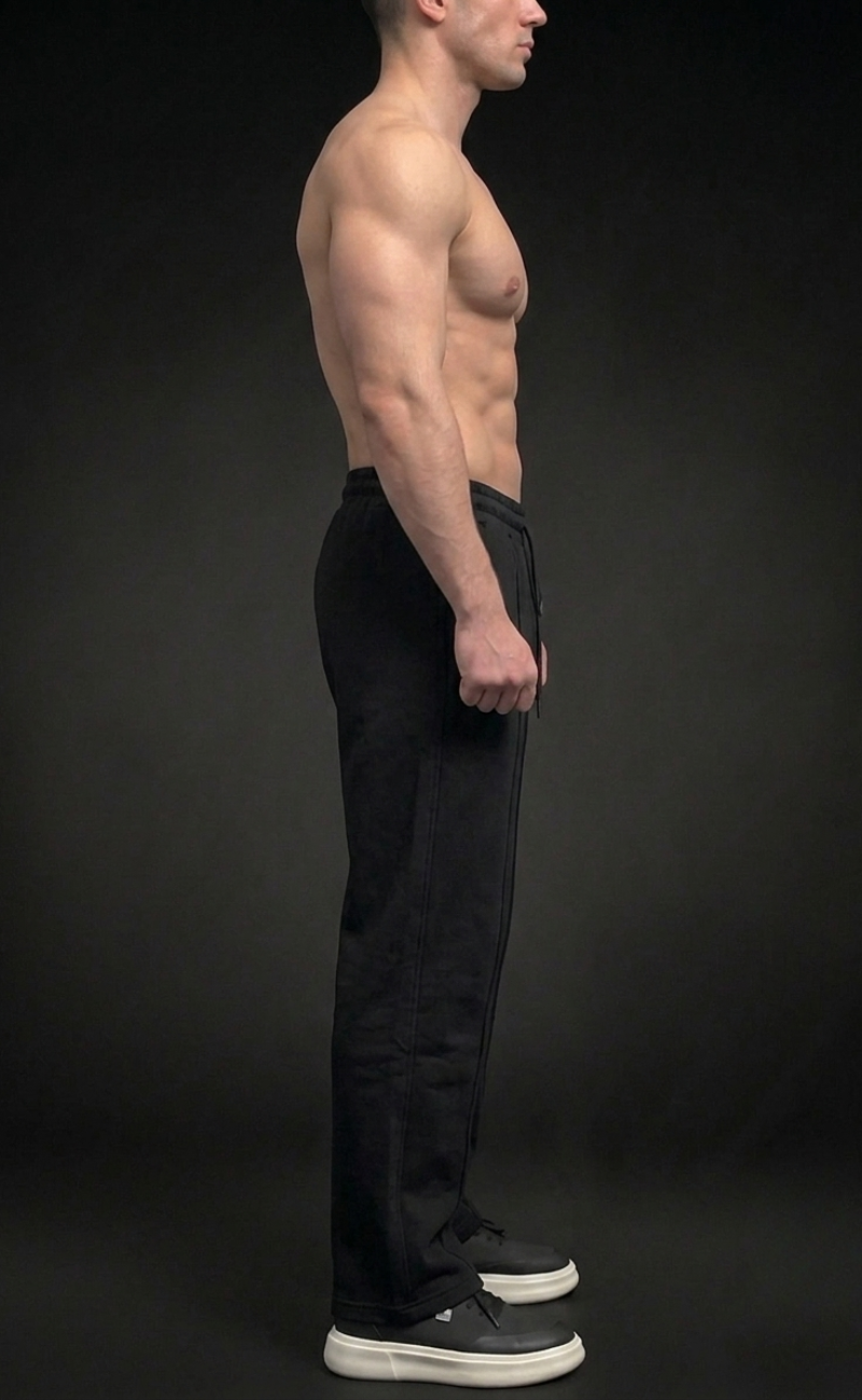 Black essential baggy trousers for men - Elitewear X