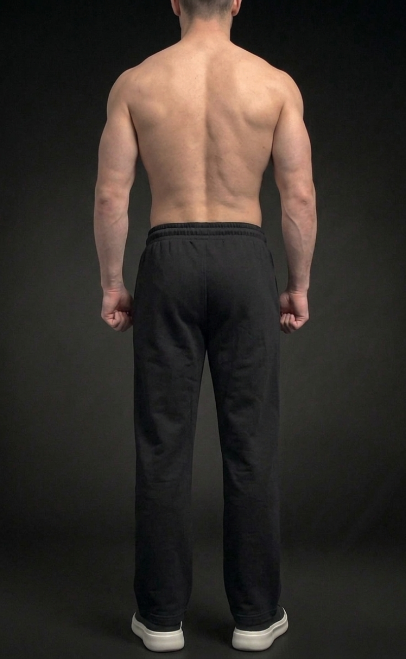 Black essential baggy trousers for men - Elitewear X