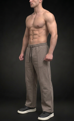Beige essential baggy trousers for men - Elitewear X