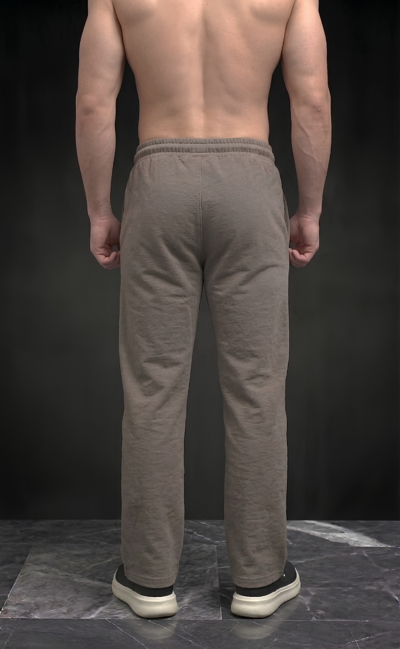 Beige plain baggy trousers - Elitewear X