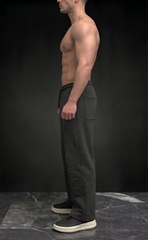 Black plain baggy trousers - Elitewear X