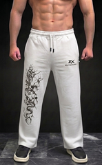 Grey baggy trousers with Dragon Strike graphic print - Elitewear X
