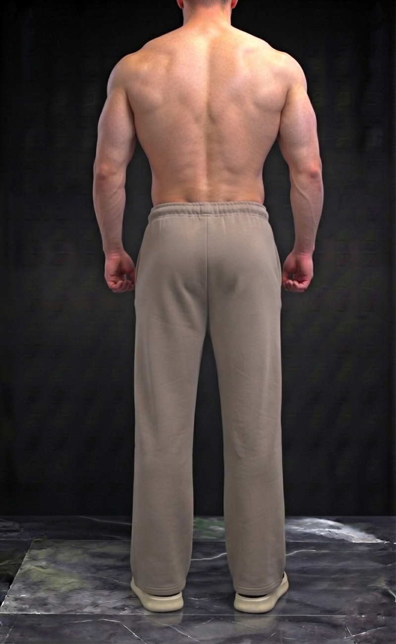 Beige baggy trousers with Dragon Strike graphic print - Elitewear X